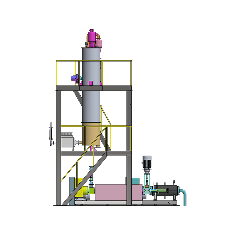 Sprzęt do dodawania przedmieszki do szybkiego zakończenia w stanie stopionim