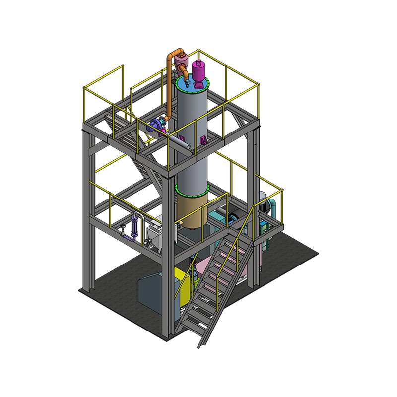 Sprzęt do dodawania przedmieszki do szybkiego zakończenia w stanie stopionim