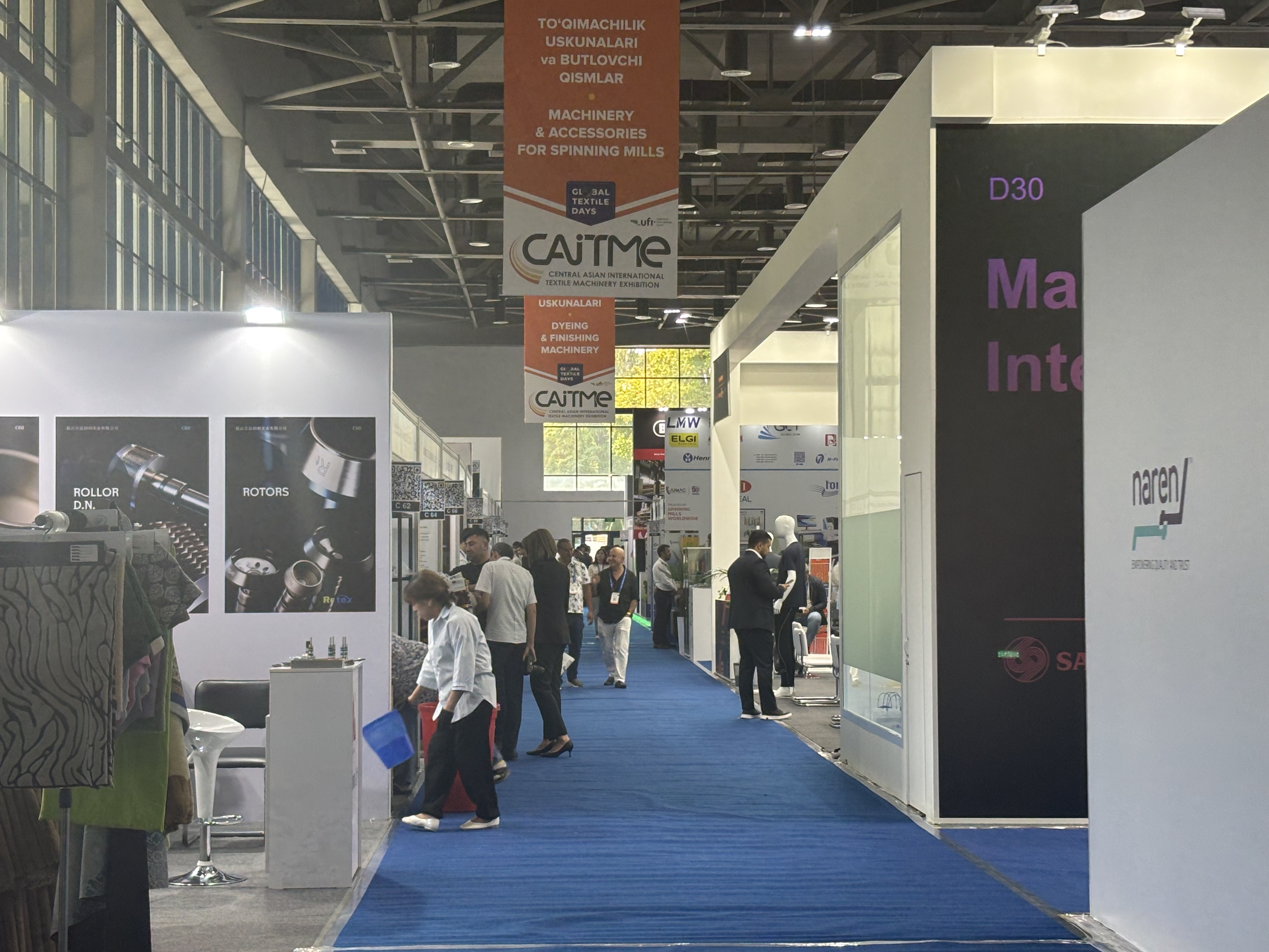 Jiaxing Shengbang prezentuje innowacyjną technologię przędzenia ze stopu na targach CAITME 2025 w Taszkencie